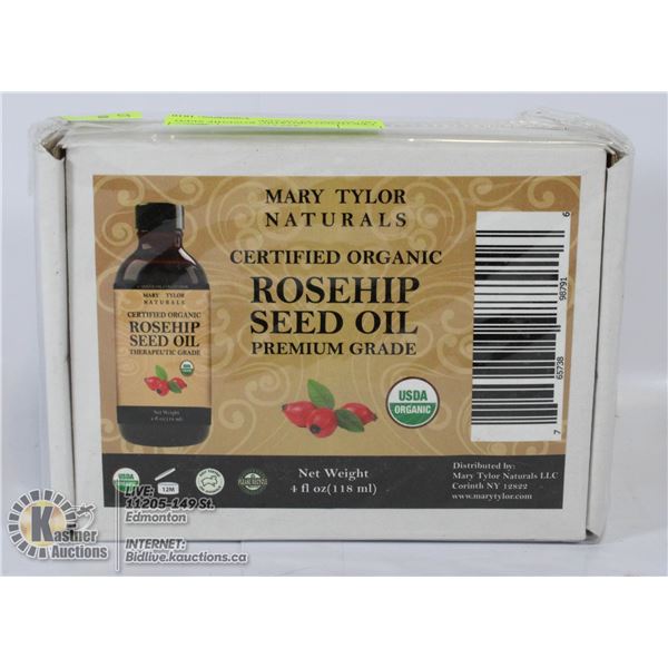 CERTIFIED ORGANIC ROSEHIP SEED OIL PREMIUM GRADE