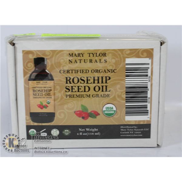 CERTIFIED ORGANIC ROSEHIP SEED OIL PREMIUM GRADE