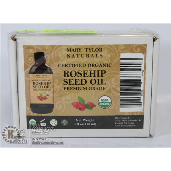 CERTIFIED ORGANIC ROSEHIP SEED OIL PREMIUM GRADE