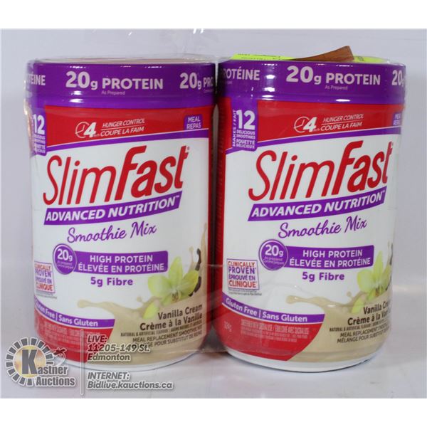 SLIM FAST ADVANCED NUTRITION SMOOTHIE MIX VANILLA