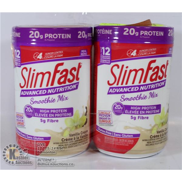 SLIM FAST ADVANCED NUTRITION SMOOTHIE MIX VANILLA