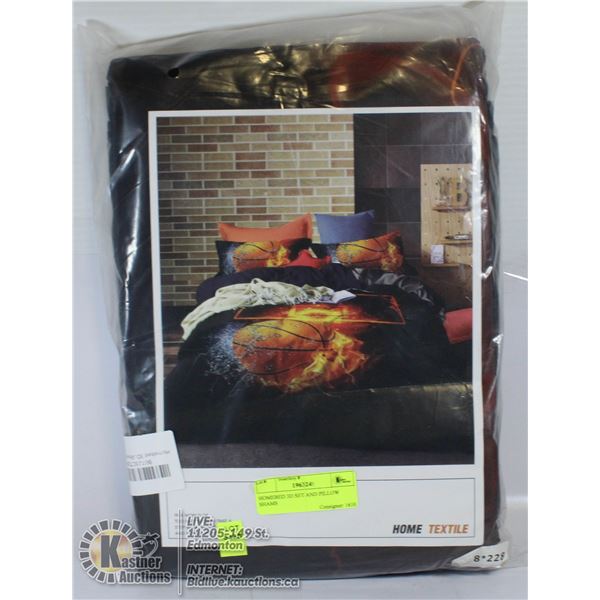 HOMEBED 3D SET AND PILLOW SHAMS
