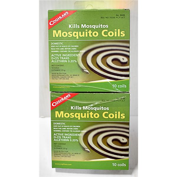 20 COGHLANS MOSQUITO COILS