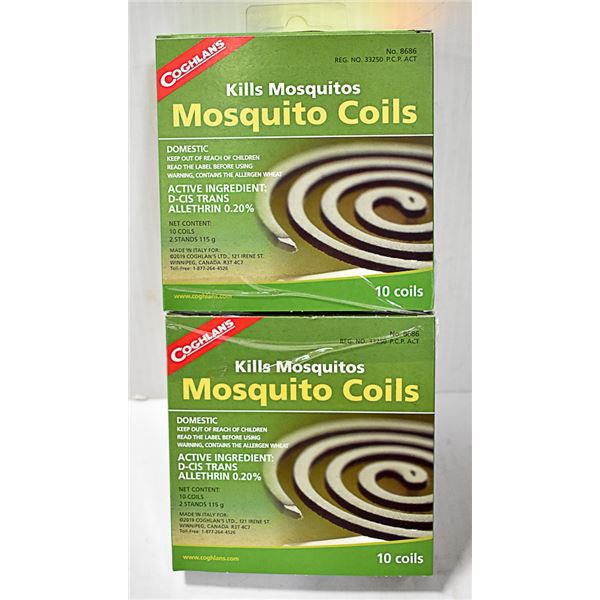 20 COGHLANS MOSQUITO COILS