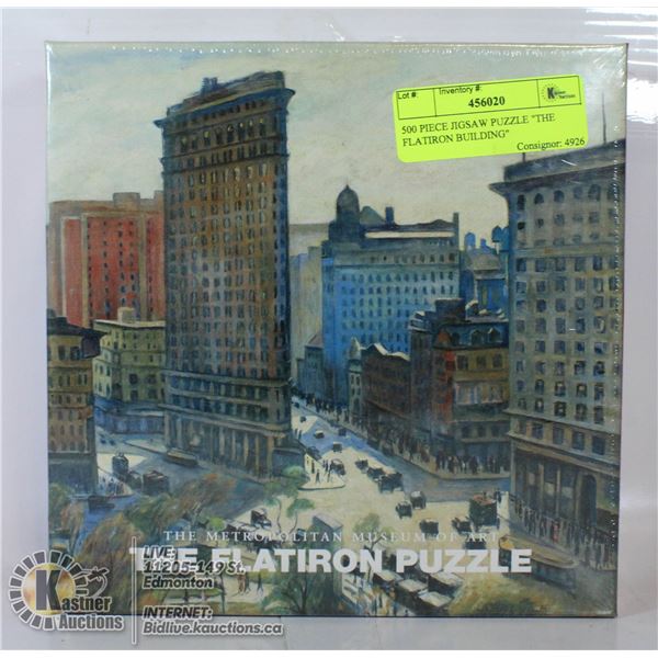 500 PIECE JIGSAW PUZZLE "THE FLATIRON BUILDING"