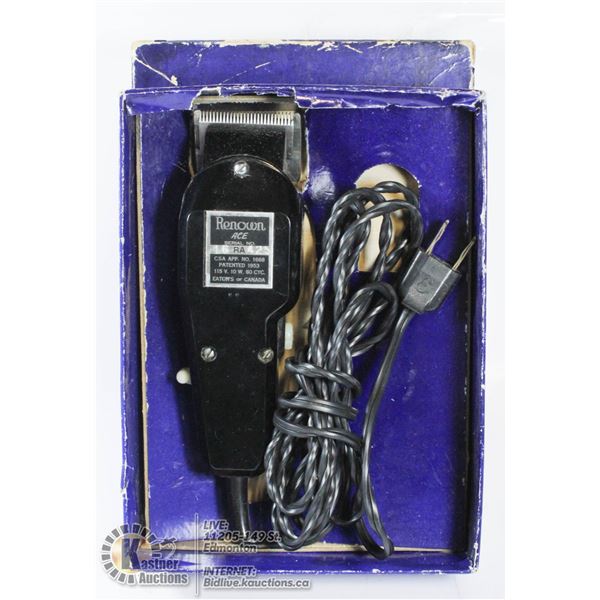 VINTAGE RENOWN DELUXE ELECTRIC HAIR CLIPPER SET