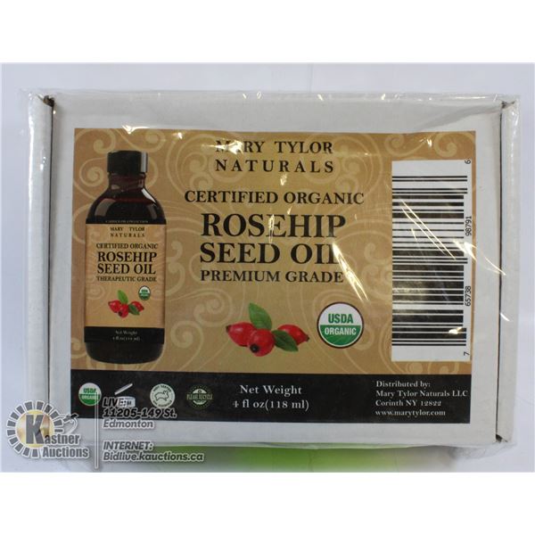 CERTIFIED ORGANIC ROSEHIP SEED OIL PREMIUM GRADE