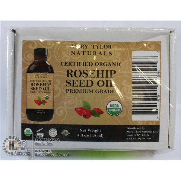 CERTIFIED ORGANIC ROSEHIP SEED OIL PREMIUM GRADE