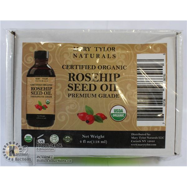 CERTIFIED ORGANIC ROSEHIP SEED OIL PREMIUM GRADE