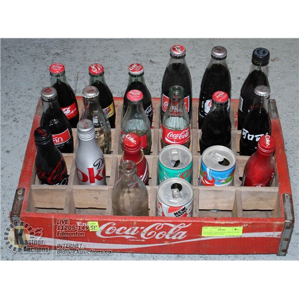 VINTAGE COCA COLA COLLECTION - 20 UNIQUE BOTTLES