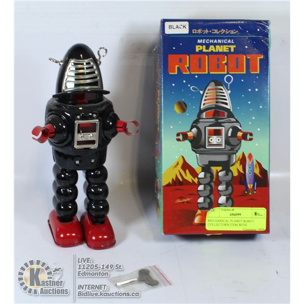 MECHANICAL PLANET ROBOT COLLECTOR'S ITEM WITH