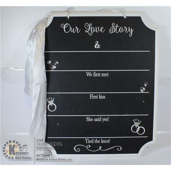 WEDDING CHALKBOARD