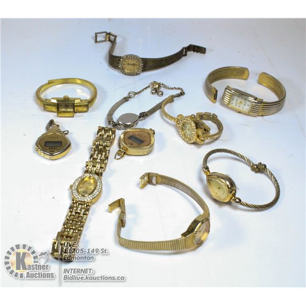 BAG OF VINTAGE AND ANTIQUE WATCHES