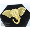Image 1 : LARGE NEW GOLDTONE ELEPHANT BROOCH