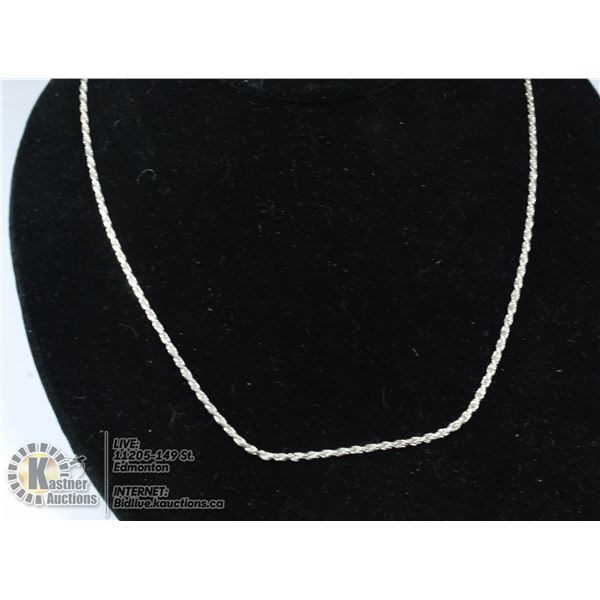 925 STERLING SILVER ROPE NECKLACE