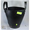 Image 1 : SHOWHOME DECORE LEATHER TYPE BUCKET 16 INCHES TALL