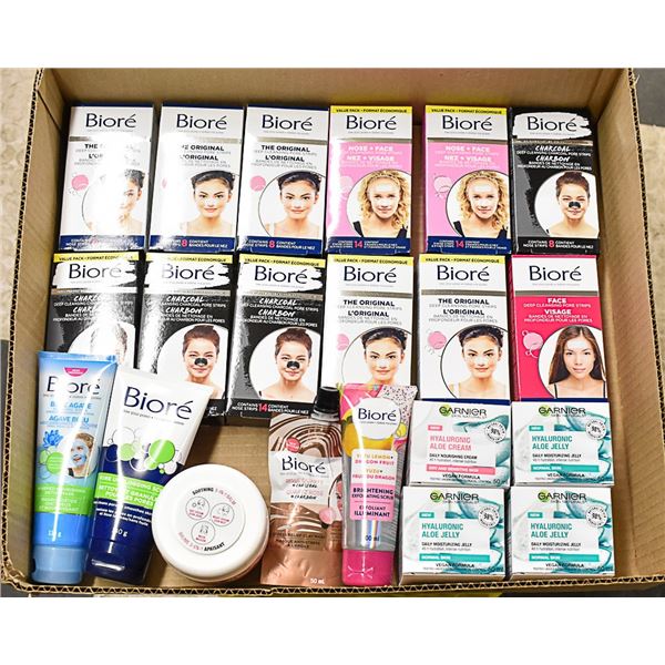 FLAT LOT OF BRAND NAME SKIN CARE PRODUCTS