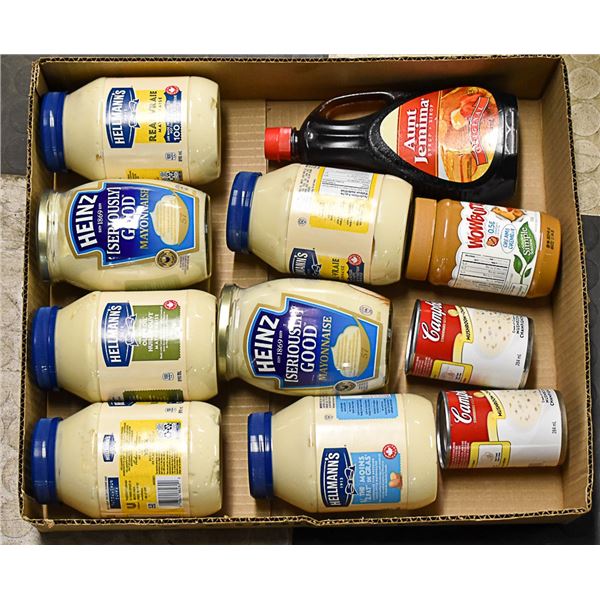 FLAT LOT OF BRAND NAME FOOD PRODUCTS