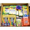 Image 1 : FLAT LOT OF CRAYOLA  BRAND PRODUCTS