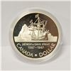 Image 2 : RCM 1987 PROOF SILVER DOLLAR- 400TH ANNIVERSARY