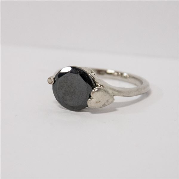 925 STERLING SILVER RING WITH BLUE SAPHIRE