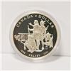 Image 2 : RCM 1990 PROOF SILVER DOLLAR- 300TH ANNIVERSARY