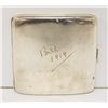 Image 1 : 1918 LONDON HALLMARKS .925 SILVER CIGARETTE CASE