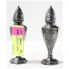 Image 1 : 2 SILVER PLATED SALT+PEPPER SHAKERS