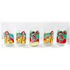Image 1 : 5 VINTAGE MCDONALDS DRINKING GLASSES