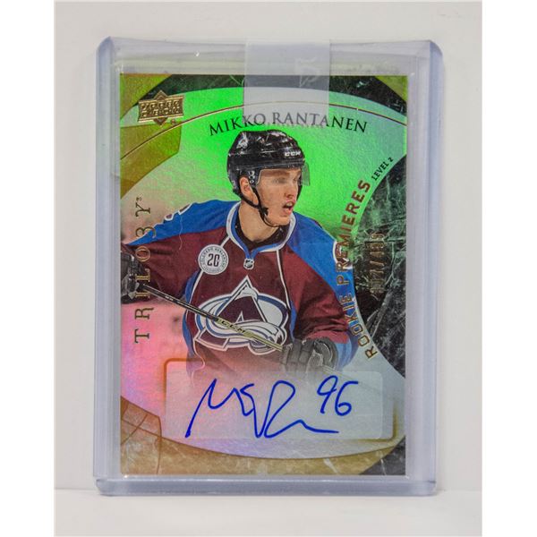2015-16 TRILOGY MIKKO RANTANEN ROOKIE PREMIERES