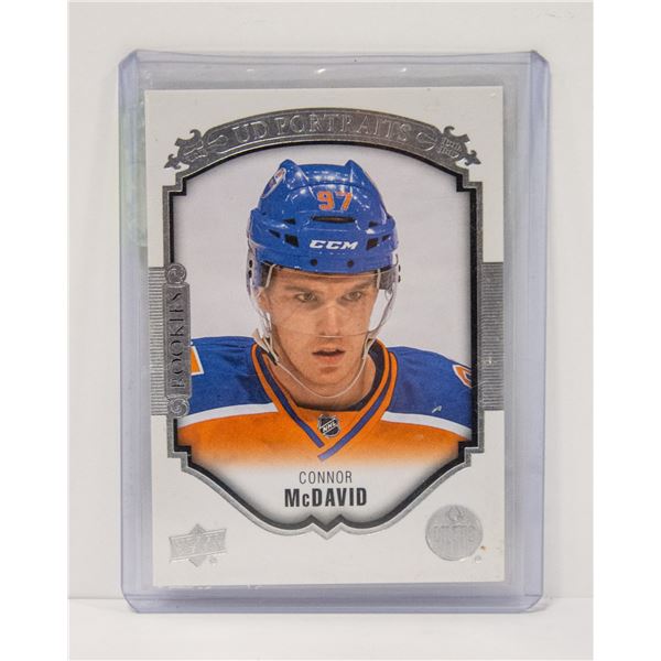 2015-16 UPPER DECK UD PORTRIATS CONNOR MCDAVID