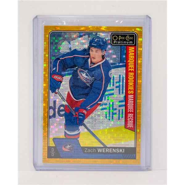 2016-17 OPC PLATINUM ZACH WERENSKI MARQUEE ROOKIES
