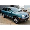 Image 11 : UNPAID FROM LAST WEEK 2002 HYUNDAI SANTE FE