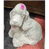 Image 1 : CONCRETE 9" TALL DOG STATUE