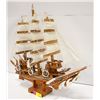 Image 2 : WOOD SHIP MODEL
