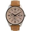 Image 1 : NEW FOSSIL TRIPLE CHRONO BEIGE DIAL MSRP $275 42MM