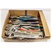 Image 1 : WRENCHES & PLIERS- LARGE LOT ASSORTED