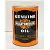 Image 1 : VINTAGE FULL NOS GENUINE HARLEY DAVIDSON OIL CAN