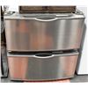 Image 1 : PAIR OF STAINLESS STEEL PEDESTALS FOR YOUR WASHER+