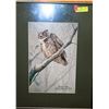 Image 1 : ROBERT BATEMAN - WINTER MIST GREAT HORNED OWL