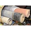 Image 1 : BOLTS/ROLLS OF NEW FABRIC. ASSORTED TYPES & LENGTH