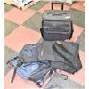 Image 1 : 2 BACKPACKS, GARMENT BAG AND LUGGAGE
