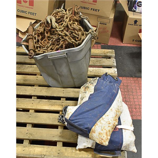 PALLET OF ASSORTED CHAIN