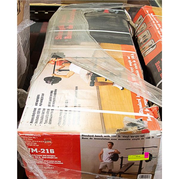 WM-216 STRENGTH BENCH IN BOX