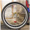 Image 1 : PAIR FRONT & REAR 26 X 1.95 BIKE RIMS / TIRES