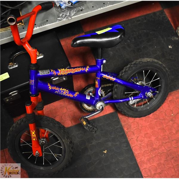 XGAMES FIRELIGHT KIDS BIKE- 12.5"X2.25"-WHEELS,