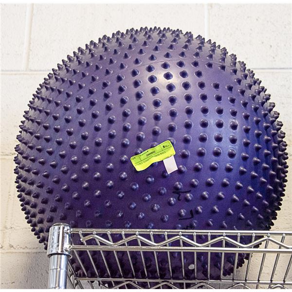 PURPLE NIBBED FITNESS BALL