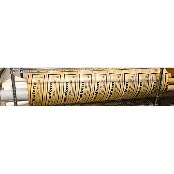 BOLTS/ROLLS OF NEW FABRIC. ASSORTED TYPES & LENGTH