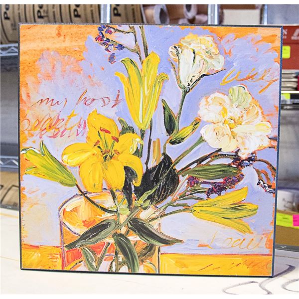 2 PAINTINGS ON WOOD ARTIST BOBBIE BURGERS