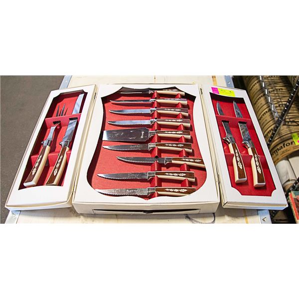 19 PIECE TREASURE CHEST KNIFE SET